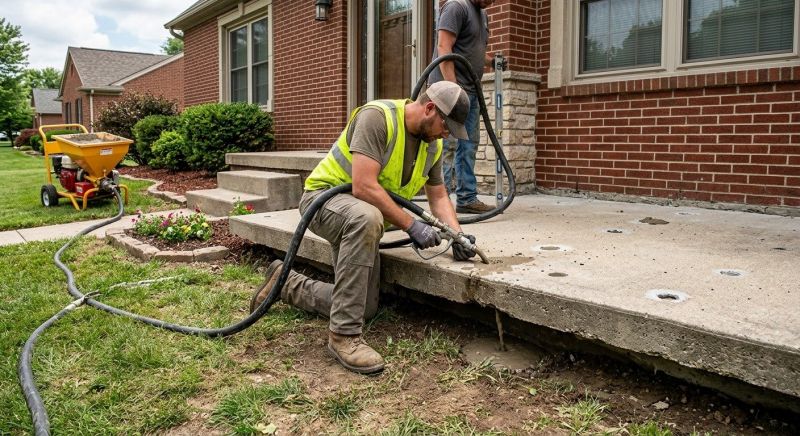 Concrete Leveling in West Des Moines, IA