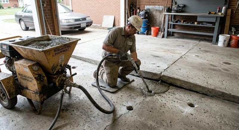 Concrete Poly Jacking in Des Moines, IA