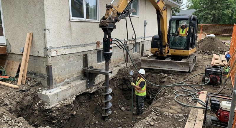 Helical Piers Installation in Fort Collins, CO