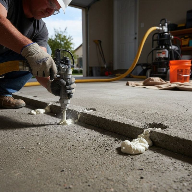 Slab Leveling in West Des Moines, IA