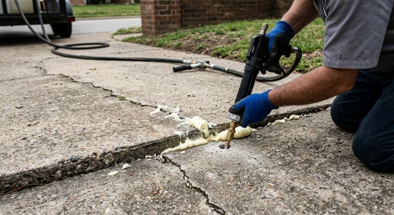 Sunken Driveway Lifting in Miami Dade County, FL