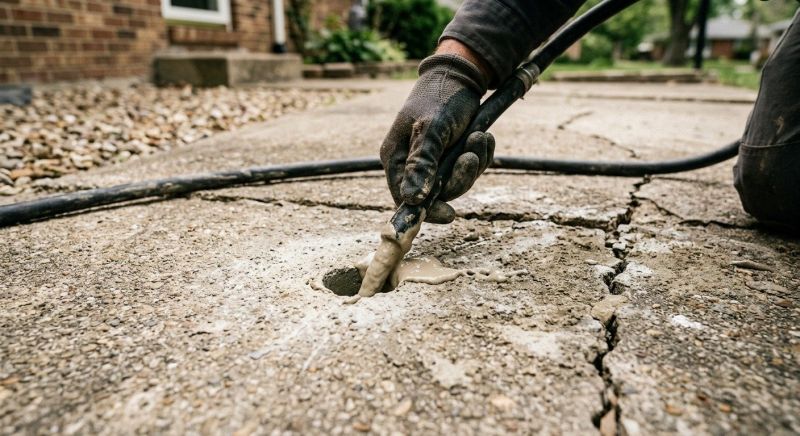 Sunken Patio Repair in West Des Moines, IA