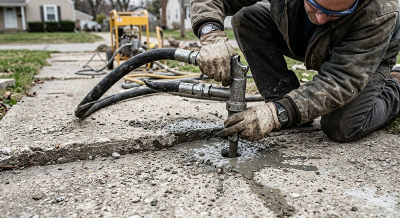Sunken Slab Repair in Denver, CO